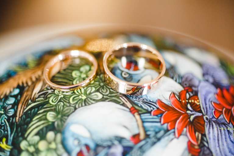 Amsterdam wedding photographer rings unique colorful